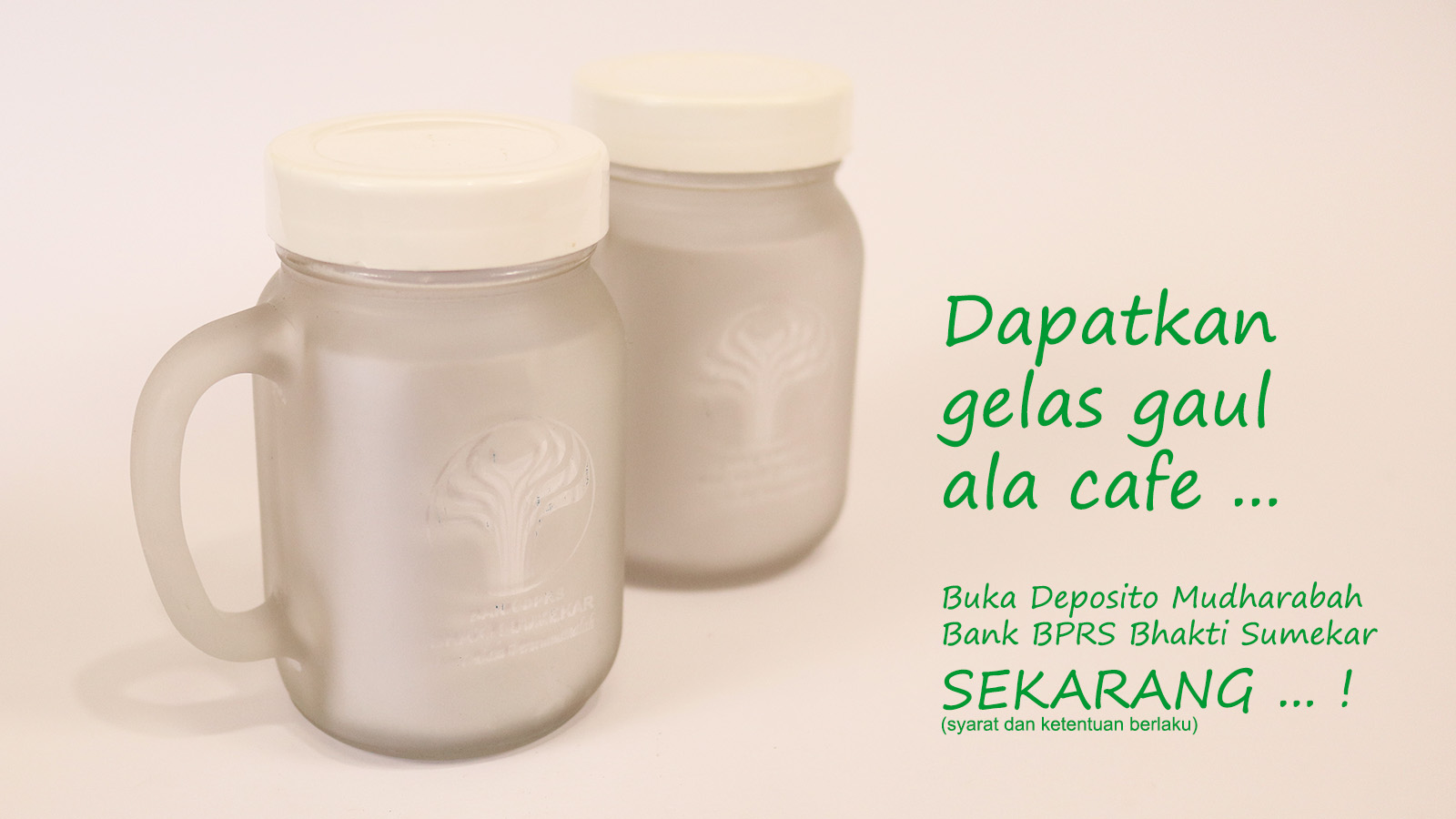 Mau punya gelas gaul ala cafe ...!